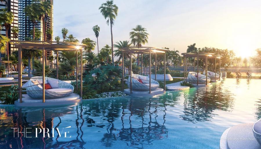 Các tiện ích đẳng cấp tại The Privé giúp cư dân tận hưởng cuộc sống thường nhật như “resort” giữa lòng thành phố.