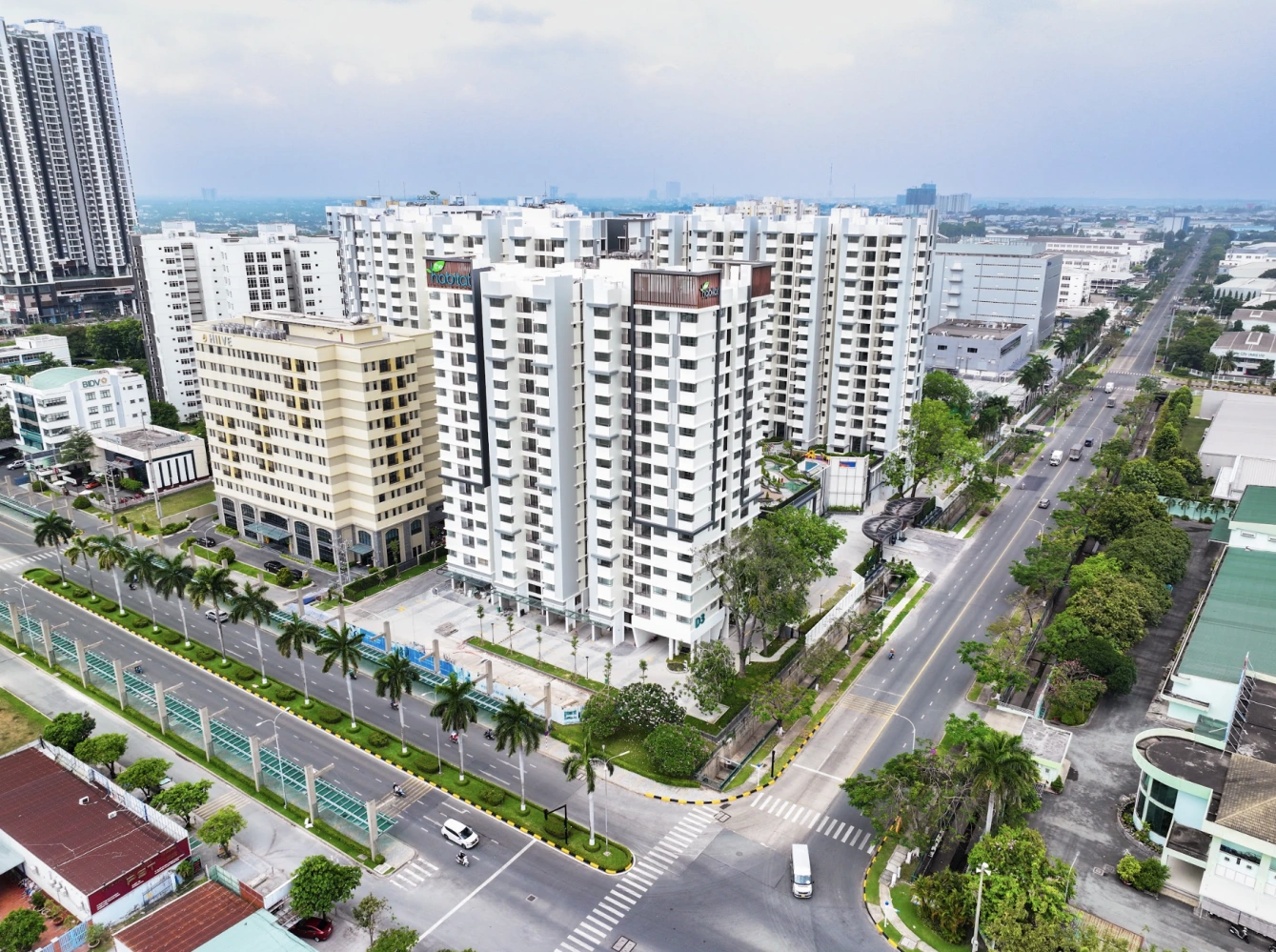 The Habitat Binh Duong, 3 cổng riêng biệt kết nối 3 trục đường lớn