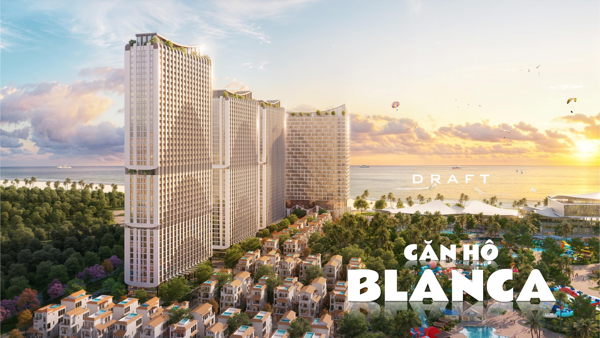 Phối cảnh tháp căn hộ Blanca