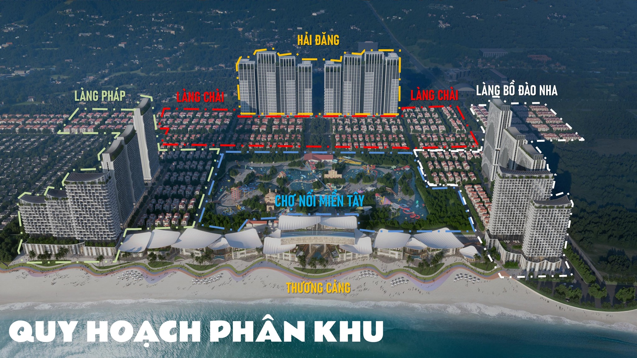 Quy hoạch phân khu chủ đề sản phẩm của Blanca City