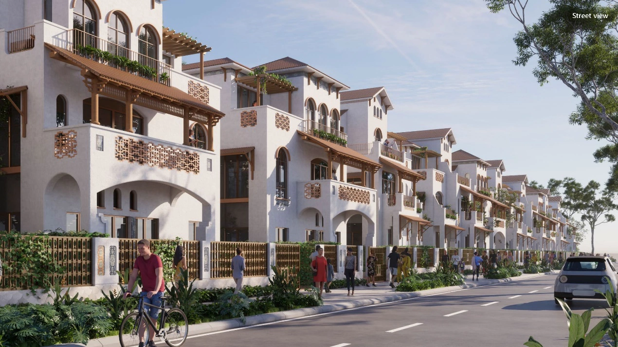 Phong cách kiến trúc tại khu đô thị. Ảnh: Sun Property